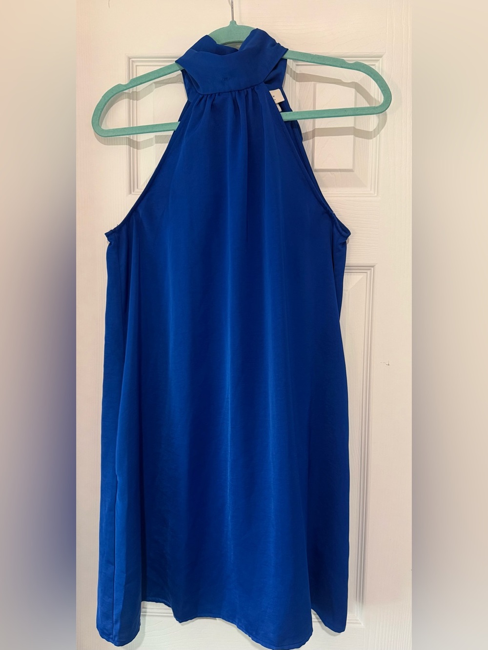 a new day Blue Halter mini Dress